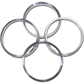 GSMOTOR 72.6 to 67.1 Hub Rings, Aluminum Hubcentric Rings Compatible with Mazda 3 5 6 8 Miata Kia Optima Mitsubishi Galant Lancer Evolution with 67.1mm hub bore, Pack of 4