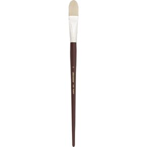 Silver Brush Limited 1103, Silverstone Filbert Brush, Oil Paintbrush, Size 6, Long Handle