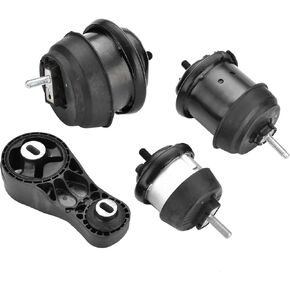 4PCS Engine Motor Transmission Mount Kit Compatible with GMC Acadia/Saturn Outlook 3.6L 2009-2016 Buick Enclave Chevrolet Traverse 3.6L 2009-2017 Auto Transmission Motor Mount Replace A5444 A5458HY
