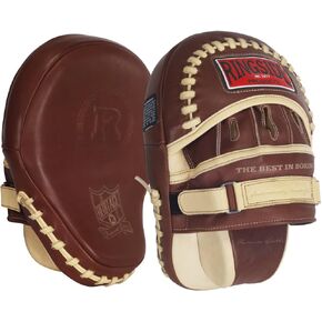 Ringside Heritage Panther Genuine Leather Boxing MMA Punch Mitt Tan, 15-Ounce