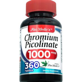 Lab | Chromium picolinate |360 tab | Chromium | Chromium Supplements | Chromium picolinate 1000mcg | picolinato de cromo | Chromium Supplement | Ultra high Absorption.