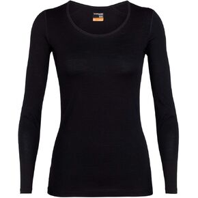 تي شيرت نسائي من Icebreaker Merino بأكمام طويلة ورقبة واسعة 200 Oasis in Kuwait