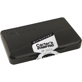 Avery Carter's Micropore Stamp Pad 21281, Black Ink, 2-3/4" x 4-1/4"