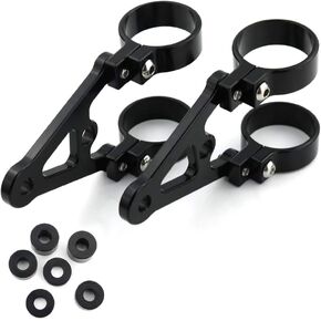 Xitomer 35mm 1 Pair for Front Fork Tubes, Head Lamp Holder CNC Mount Headlight Brackets (35mm)