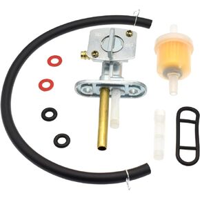 Fuel Vavle Petcock Shut Off Tank Switch Fits for Yamaha TTR 90 125 225 230 250 PW80 Timberwolf Bear Tracker 250 Big Bear 250 350 400 Warrior 350 Kawasaki Suzuki Quadsport 400