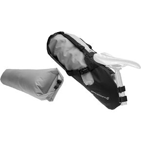 Blackburn Outpost Seat Pack & Dry Bike Bag (Black, One Size)