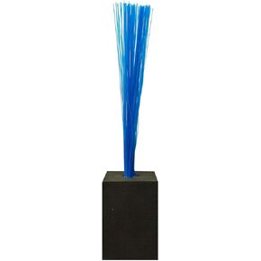 Champro Foam Base Plug with Optic Blue Tassel, Black, Optic Blue, B008F