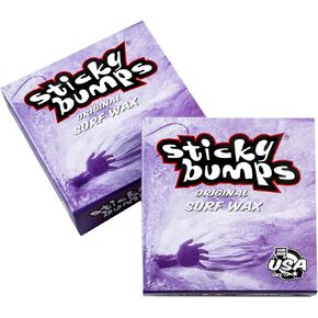 Sticky Bumps Cold Surf Wax Handwrapped Label (Pack of 3), SB23, White