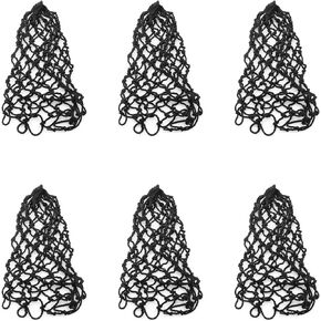6PCS Billiards Table Pocket, Billiards Net Hollow Out Pool Table Pocket Nets, Billiards Nets Pool Table Pocket Net, Replacement Snooker Table Cotton Heavy Bags Pool Table Accessories, Black
