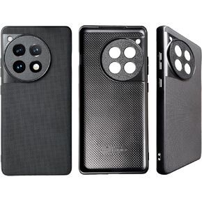 for OnePlus 12R Case, Anti-Fingerprint, Anti-Slip,Honeycomb Heat Dissipation,Camera Lens Protective Cover,Slim Fit Phone Bumper (Black)