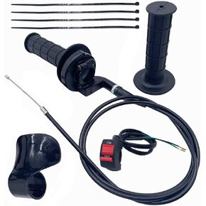 Aniro Moto New Sets Mini Bike 22mm Twist Throttle Accelerator Handle Grips Assembly fits for Most of 50cc 90cc, 110cc 125cc 140cc 150cc 200cc & 250cc Baja Motovox Dirt Pocket Bike