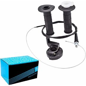 Twist Throttle Hand Grips Cable Clamp Compatible with Coleman CT100U 3HP Trail Mini Bike