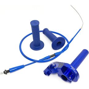 7/8 Inch 22mm Throttle Twists Grip CNC Aluminum With Throttle Cable And Handlebar Grip For 50cc 125cc 150cc 250cc Dirt Bike Motorcycle Accessories in Kuwait