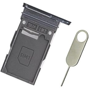 Replacement Sim Card Tray for Samsung Galaxy S22 Ultra SM-S908U S908U1 (Phantom Black) - Single Sim USA Version