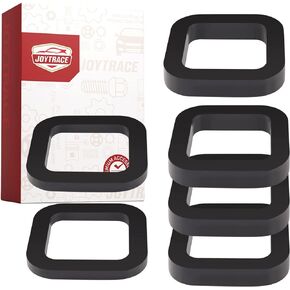 6 Pack - Multiple Size Combination，2 Inch Hitch Receiver Silencer Pad - Compatible with Most 2 Inch Trailer Hitch Receiver
