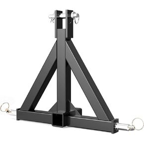 YITAMOTOR 3 Point Trailer Hitch with 2" Receiver for Category 1 Tractor Drawbar Hitch Adapter for Kubota, John Deere, BX, LM25H, WLM Tractor, NorTrac, Yanmar, Kioti, Cat