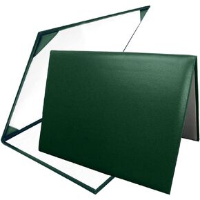 Diploma Cover 8.5" x11" Diploma Holder of Graduation Leatherette Padded Certificate（Tent Style)