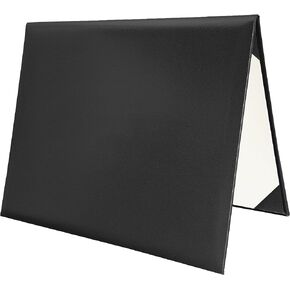 Diploma Cover 8.5''x 11'' Diploma Holder Graduation Certificate Holders Certificate Covers Smooth Leather(Navy)