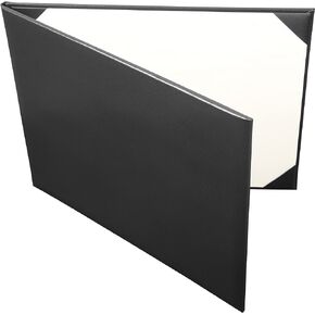 Diploma Cover Diploma Holder Graduation Certificate Cover Smooth 8.5x11 Black