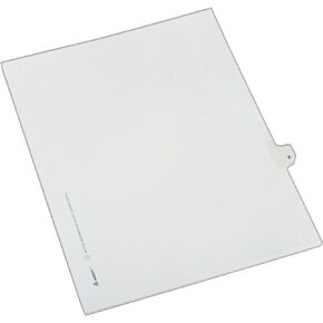 Avery Individual Legal Exhibit Dividers, Allstate Style, 9, Side Tab, 8.5 x 11 inches, Pack of 25 (82207)