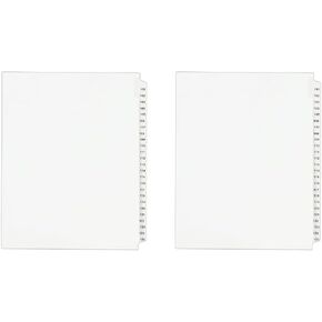 Avery Legal Dividers, Standard Collated Sets, 101-125 Tab Set (01334)