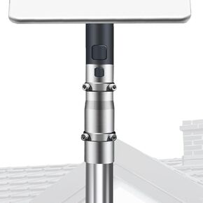 Starlink Pole Mount Adapter,Designed for Starlink Second-Gen Dish, Adjustable Inside Diameter 1.5" to 1.38" Starlink Pole Mount Adapter, Suitable for TV Mast and Satellite Mast