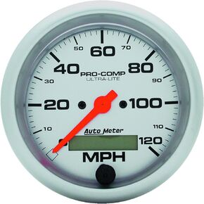 Auto Meter 4487 Ultra-Lite In-Dash Electric Speedometer,3.375 in.
