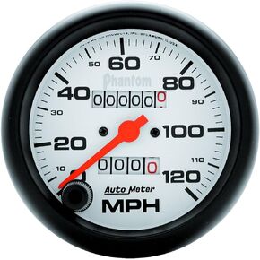 Auto Meter 5892 Phantom In-Dash Mechanical Speedometer,3.375 in.