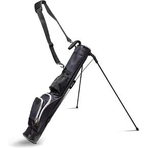 ProActive Sports | Sunday Stand Bag | Lightweight Shoulder Golf Bag | 3 Pockets, Speed Handle, and Padded Strap | Perfect for Driving Range, Par-3, Executive, and Children's Courses