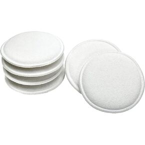 Viking Car Care 986017 Cotton Terry Wax Applicator Pads - 5 Inch Diameter, White, 6 Pack