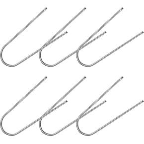 6 Pieces Car Radio Removal Pry Tool U-Shaped Automotive Car Radio Removal Pry Tool Kit Stainless Steel Car Radio Removal Tool for Disassembly of Most Car Audio Frequency Converter