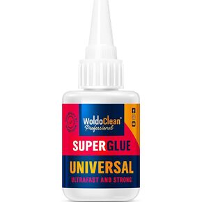Super Glue for All Purpose 25g Extra Strong - Waterproof, Heat-Resistant, Clear Glue with Precise Nozzle
