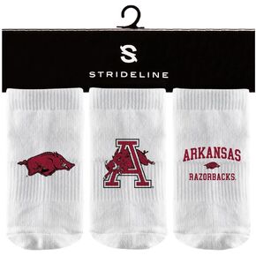 جوارب للأطفال الرضع من Strideline NCAA - 3 قطع - أبيض