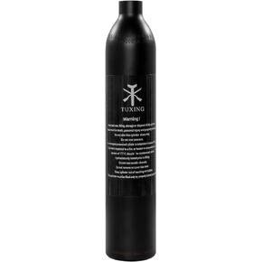 TUXING Aluminum Paintball Air Tank, High Pressure Air Tank 0.5L 31Ci Capacity, Diving Cylinder High Pressure Air Bottle for Paintball or PCP Air Guns (Empty Bottle) (5/8-18UNF)