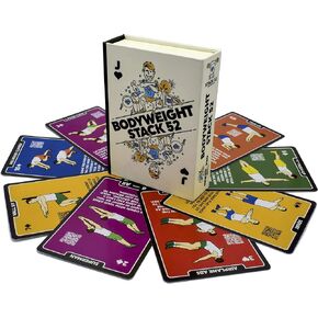 Bodyweight Exercise Cards: Workout Playing Card Game. Designed by a Military Fitness Expert. Video Instructions Included. No Equipment Needed. Burn Fat Build Muscle.