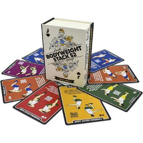 Bodyweight Exercise Cards: Workout Playing Card Game. Designed by a Military Fitness Expert. Video Instructions Included. No Equipment Needed. Burn Fat Build Muscle.
