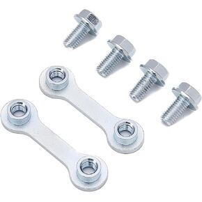 VPZMT 2 Bone Link Blocks And 4 Bolts Fits for Vance and Hines Exhaust Hardware Kit 21989