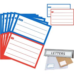 to from Return Address Mailing Labels 160pcs Blank Mail Shipping Permanent Adhesive Valentines's Postage Guaranteed Stickers 4.5x3.5 Inch Handwriting to/from Gift Tags for School,Home&Office,Red Blue