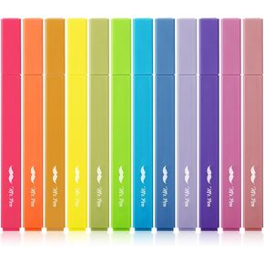 Mr. Pen- Aesthetic Highlighters, 12pcs, Chisel Tip, Vibrant Colors, Highlighters Assorted Colors, Bible Highlighters and Pens No Bleed, Cute Highlighters, No Bleed Highlighters for Bible Page No Bleed