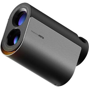 HOTO Golf Rangefinder with Slope, 1100-yard Range, 6X Magnification, Flag Lock, Silicone Eyepiece, Real-time Measurements, Magnetic Attachment, USB-C Charging, Ideal for Golf & Hunting Enthusiasts