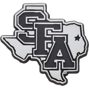 شعار SFA Stephen F Austin State University Lumberjacks من الكروم المعدني