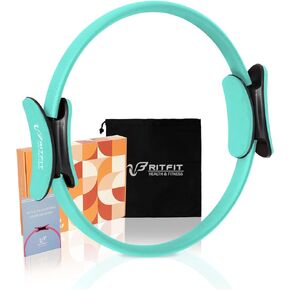 RitFit Pilates Ring Circle - 14 Inch Magic Fitness Circle for Toning Inner & Outer Thighs, Bonus Workout Guide Included