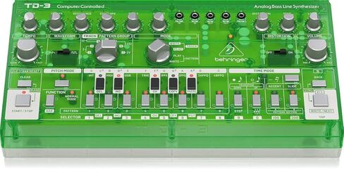 جهاز توليف خط الجهير التناظري من Behringer TD-3-LM مع VCO وVCF وتسلسل 16 خطوة وتأثيرات تشويه وسلسلة بولي 16 صوت in Saudi Arabia
