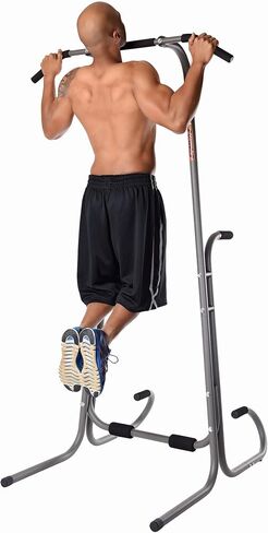 Stamina Power Tower - Dip Bar Pull Up Bar Station with Smart Workout App - Dip Bars for Home Workout - Up to 250 lbs Weight Capacity in Kuwait