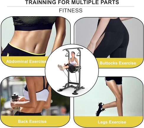 محطة سحب برج الطاقة، برج سحب لأعلى، برج تمرين قابل للتعديل، محطة سحب لأعلى، قضيب برج للمنزل، صالة الألعاب الرياضية، معدات اللياقة البدنية لتدريب القوة متعددة الوظائف in Kuwait