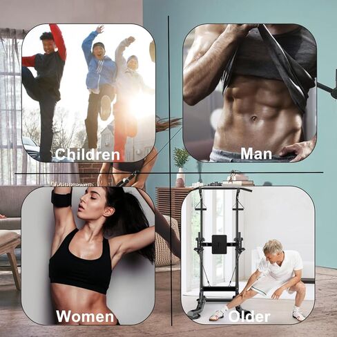 محطة سحب برج الطاقة، برج سحب لأعلى، برج تمرين قابل للتعديل، محطة سحب لأعلى، قضيب برج للمنزل، صالة الألعاب الرياضية، معدات اللياقة البدنية لتدريب القوة متعددة الوظائف in Kuwait