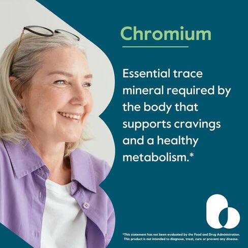 BESTVITE Chromium Picolinate 500mcg (240 كبسولة نباتية) - بدون ستيرات - بدون فوسفات ثنائي الكالسيوم - نباتي - خالي من الغلوتين - غير معدّل وراثيًا in Saudi Arabia