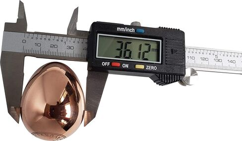 Introducing Pure Solid Copper Egg Multi Purpose Curio Paper Weight Fidget Toy American Ayurveda (Solid Pure Copper, 1.5x2 Inch AMZ) in Saudi Arabia