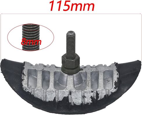 Tyre Rim Lock for Dirt Bike, Tyre Safe Bolt 1.6" 1.85" 2.15" 2.50" Inner Tire Lock Fits for Pit Monkey Bike Motorcycle Wheel (1.85"-Black) in Saudi Arabia
