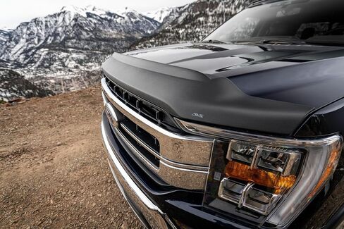 Auto Ventshade [AVS] Aeroskin II Hood Protector | Fits 2023-2024 Ford F-250, F-350, F-450 Super Duty, Low Profile/Flush - Textured Black | 436235 in Saudi Arabia